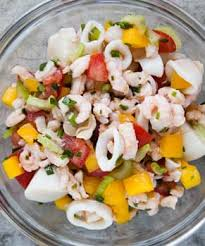 Order Seafood Salad food online from Primavera Regency store, Long Hill on bringmethat.com