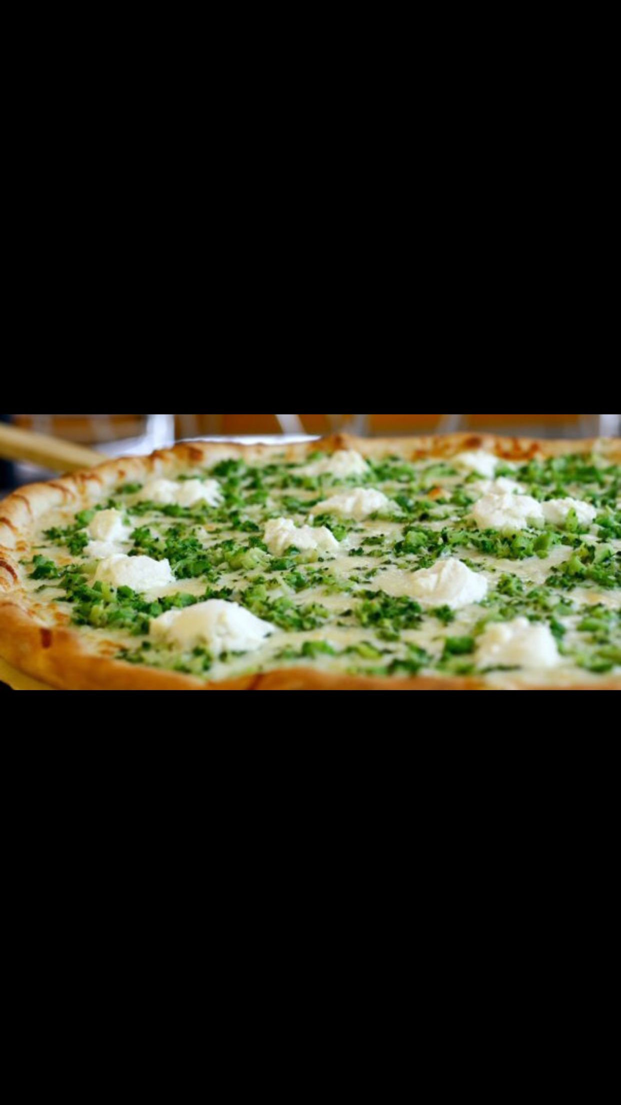Order White Broccoli Pizza food online from Little italy pizza store, New York on bringmethat.com