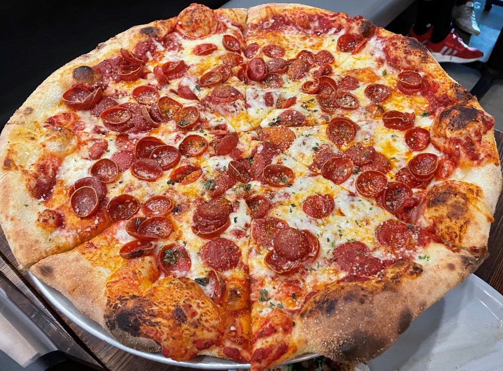 Order 15" NY Crust Style Johnny Pizza food online from Tj Woodfire Pizza store, San Clemente on bringmethat.com