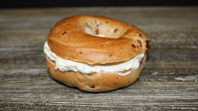 Order Bagel with Plain Cream Cheese food online from Bagel Street Cafe Danville store, Danville on bringmethat.com