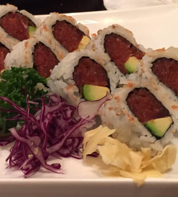 Order Spicy Tuna Roll food online from Bop N Sushi store, Westwood on bringmethat.com