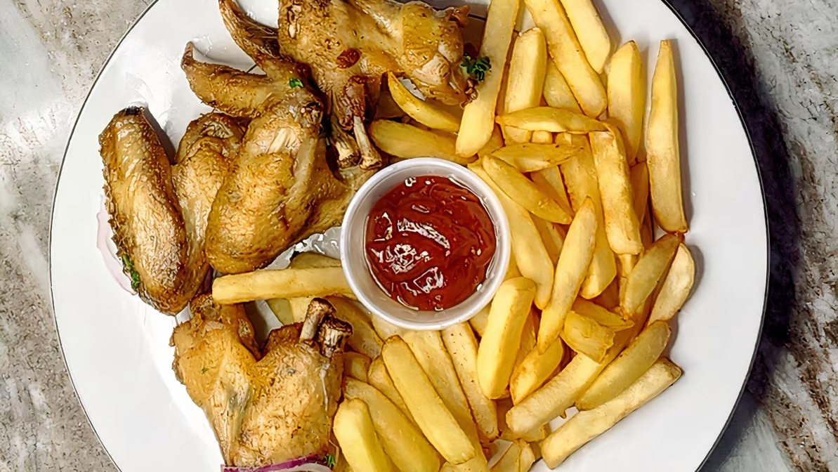 Order Spicy chicken wings and plantains or Fries food online from Prime Restaurant store, Hyattsville on bringmethat.com