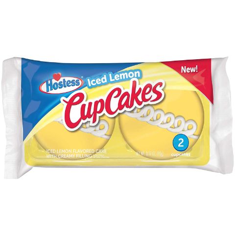 Order Hostess Iced Lemon Cupcakes 2 Count 3.17oz food online from 7-Eleven store, Bulverde on bringmethat.com