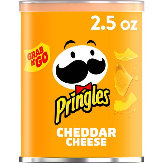 Order Pringles Potato Crisps, Cheddar Cheese - 2.5 oz food online from Rite Aid store, Eugene on bringmethat.com