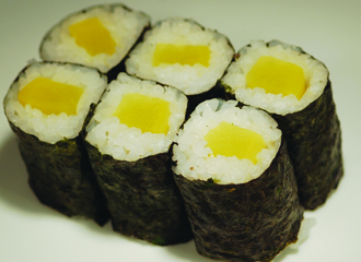 Order Pickled Radish Roll food online from Sushi Town store, Beaverton on bringmethat.com