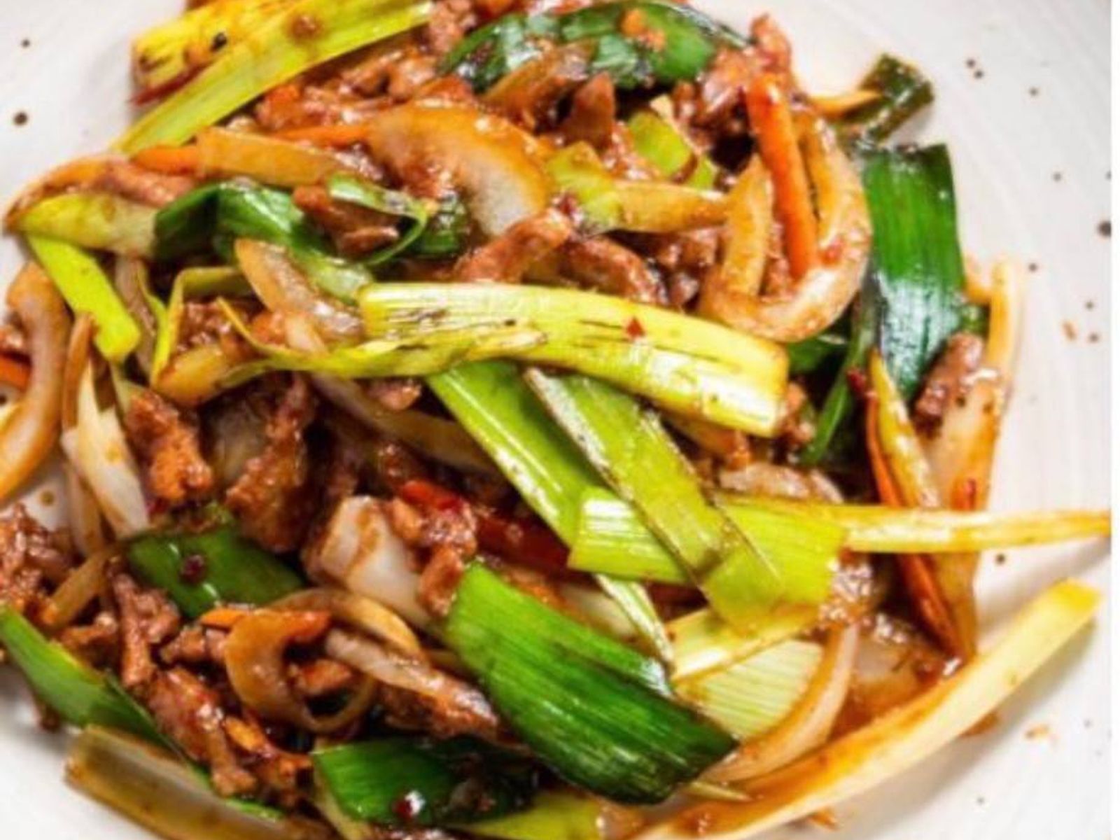 Order Szechuan Pork food online from Rice Bowl Cafe store, Austin on bringmethat.com