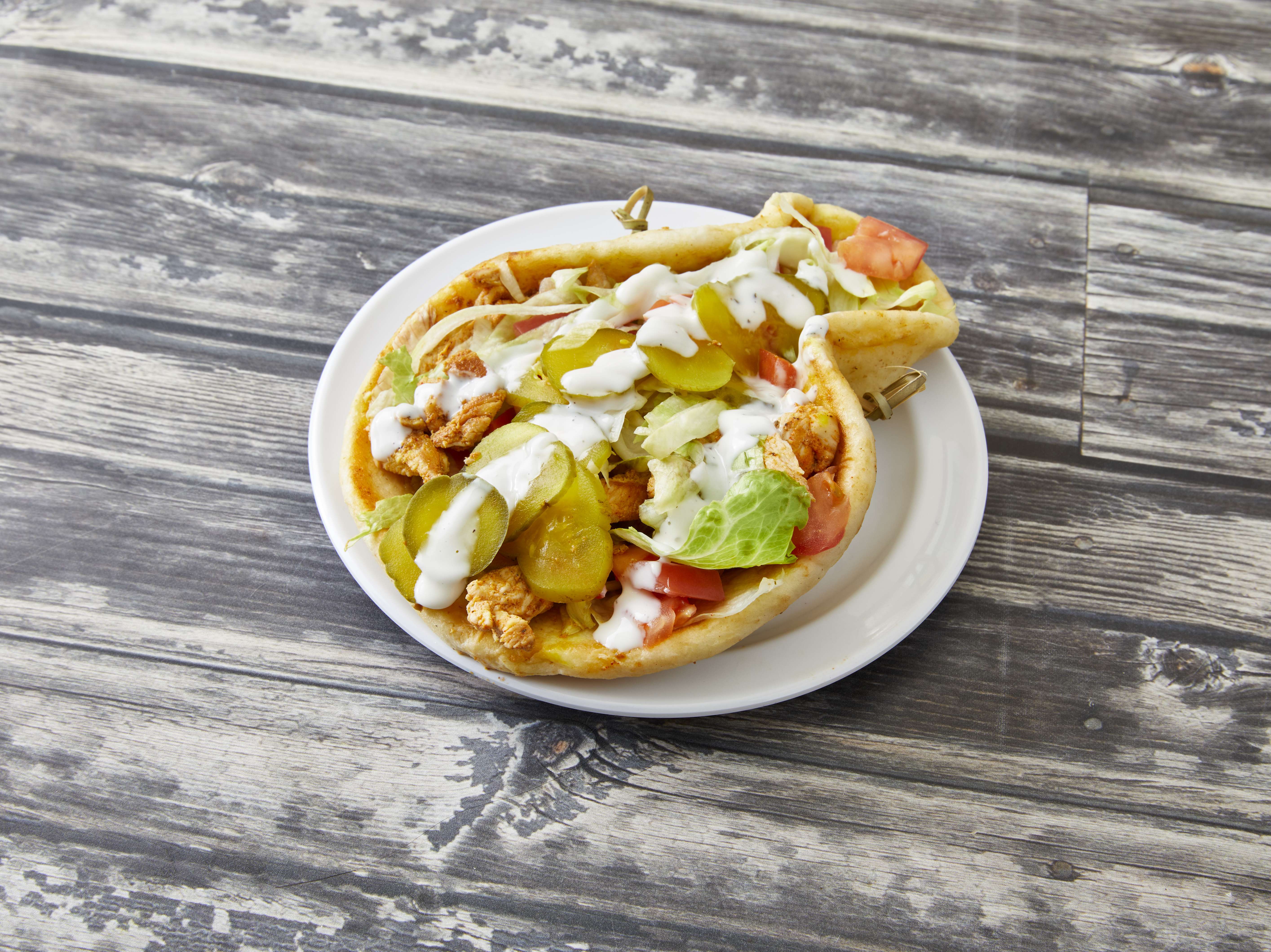 Order Grilled Chicken Pita food online from Manhattan Deli 2 store, Southfield on bringmethat.com