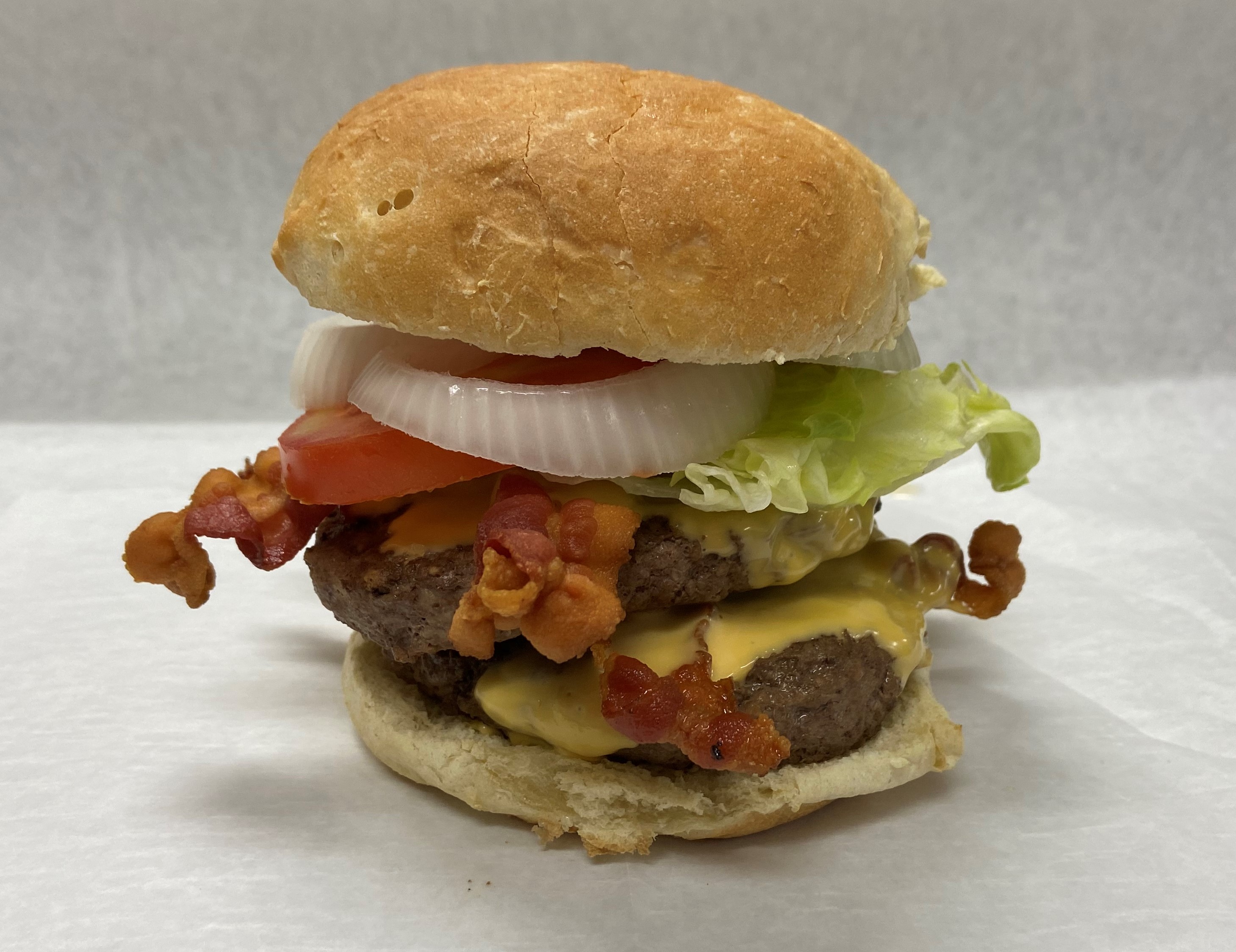 Order Bacon Double Cheeseburger food online from Mellon Pub store, Mckeesport on bringmethat.com