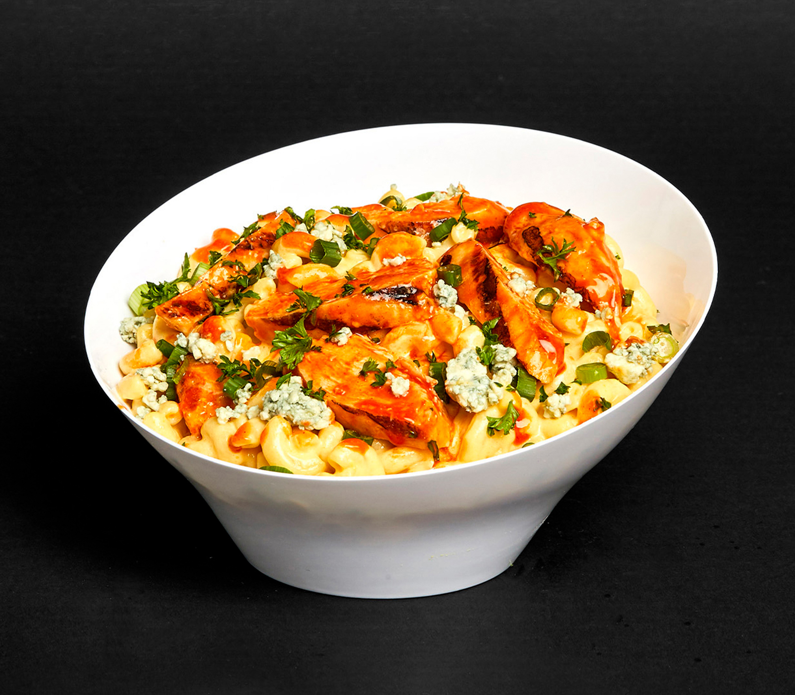 Order Buffalo Chicken Mac and Cheese food online from The Mac Scientist store, Baton Rouge on bringmethat.com