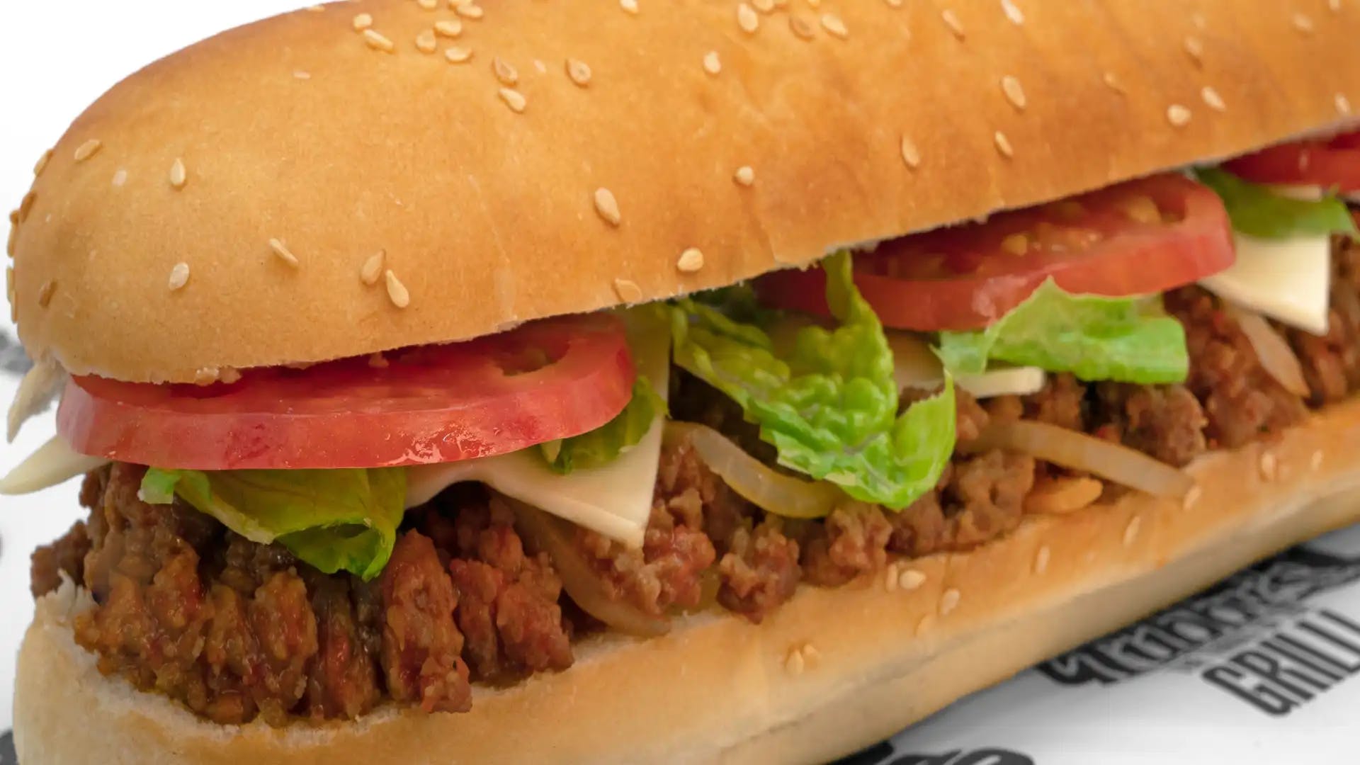 Order Pizza Burger Sub - Small food online from Tubby's Grilled Submarines store, Westland on bringmethat.com