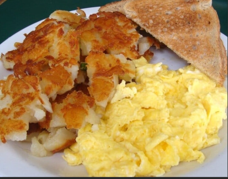 Order Two Eggs Platter food online from Janik's Cafe store, Chicago on bringmethat.com