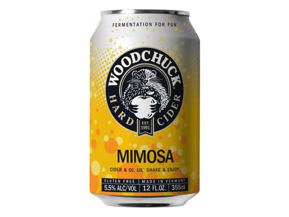 Order Woodchuck Mimosa Cider - 6x 12oz Cans food online from Eagle Liquor & Wine store, Chattanooga on bringmethat.com