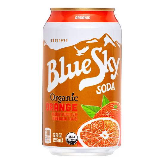Order Blue Sky Organic Orange Soda food online from Deerings Market store, Traverse City on bringmethat.com