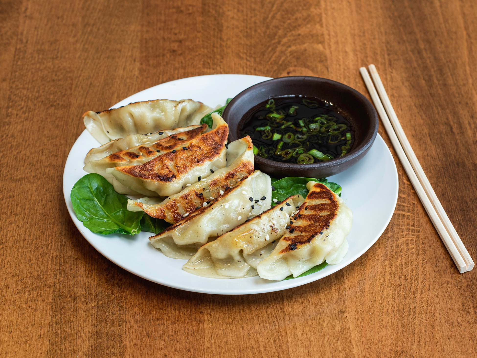 Order 8 Piece Potstickers food online from Ume Grill store, Eugene on bringmethat.com