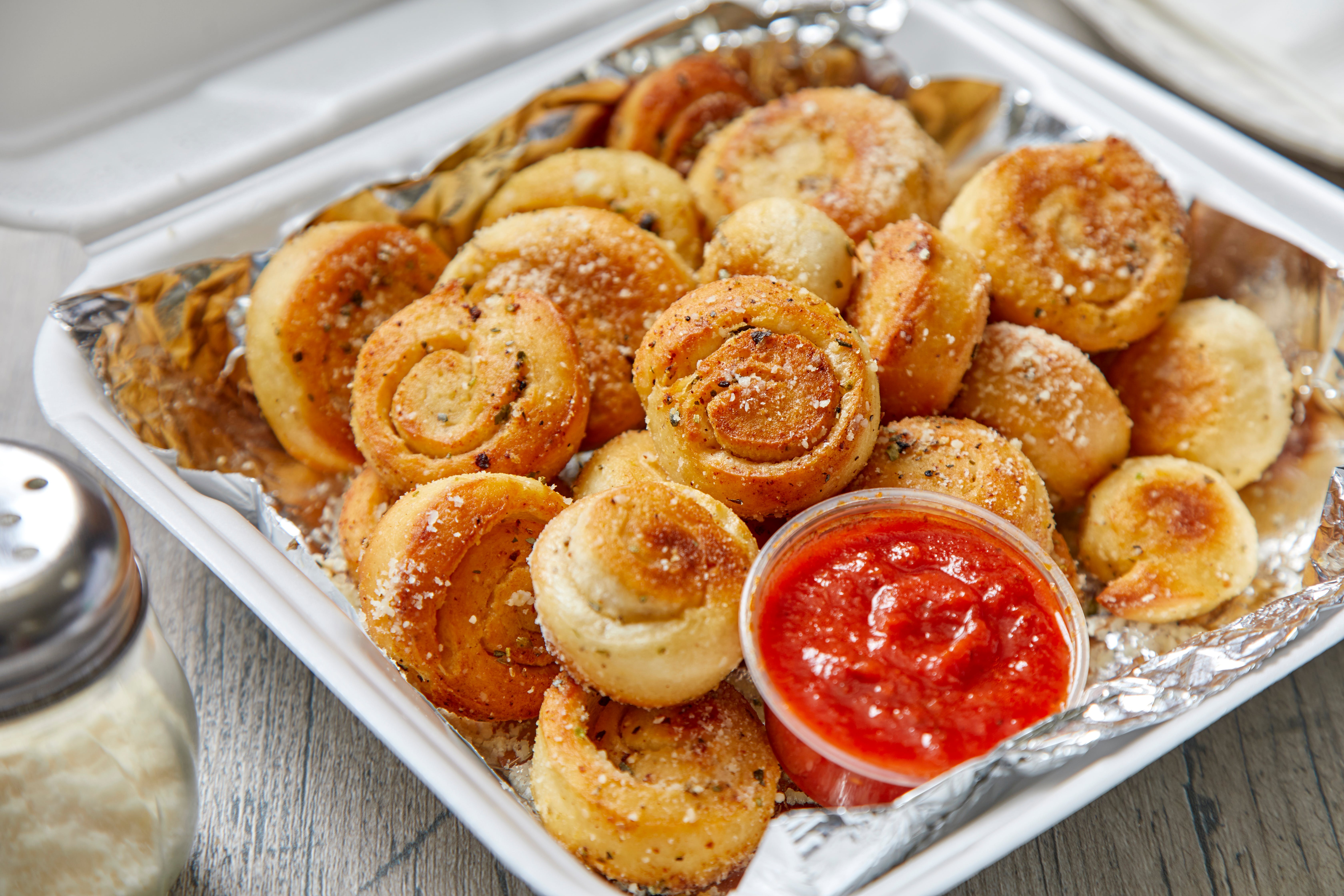 Order Garlic Knots - Small food online from Papa Ray Pizza & Wings store, Addison on bringmethat.com