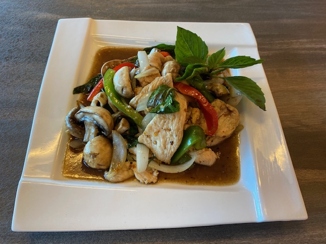 Order Basil Leaf food online from Esan Zap Thai Cuisine store, Olympia on bringmethat.com
