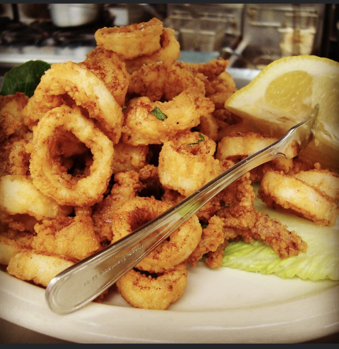 Order Fried Calamari food online from Chris Pizza store, Clifton on bringmethat.com