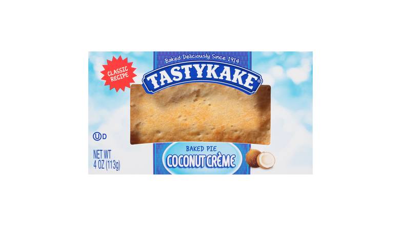 Order Tastykake® Coconut Crème Baked Pie 4 oz. Box food online from Gud2Go store, Marlton on bringmethat.com
