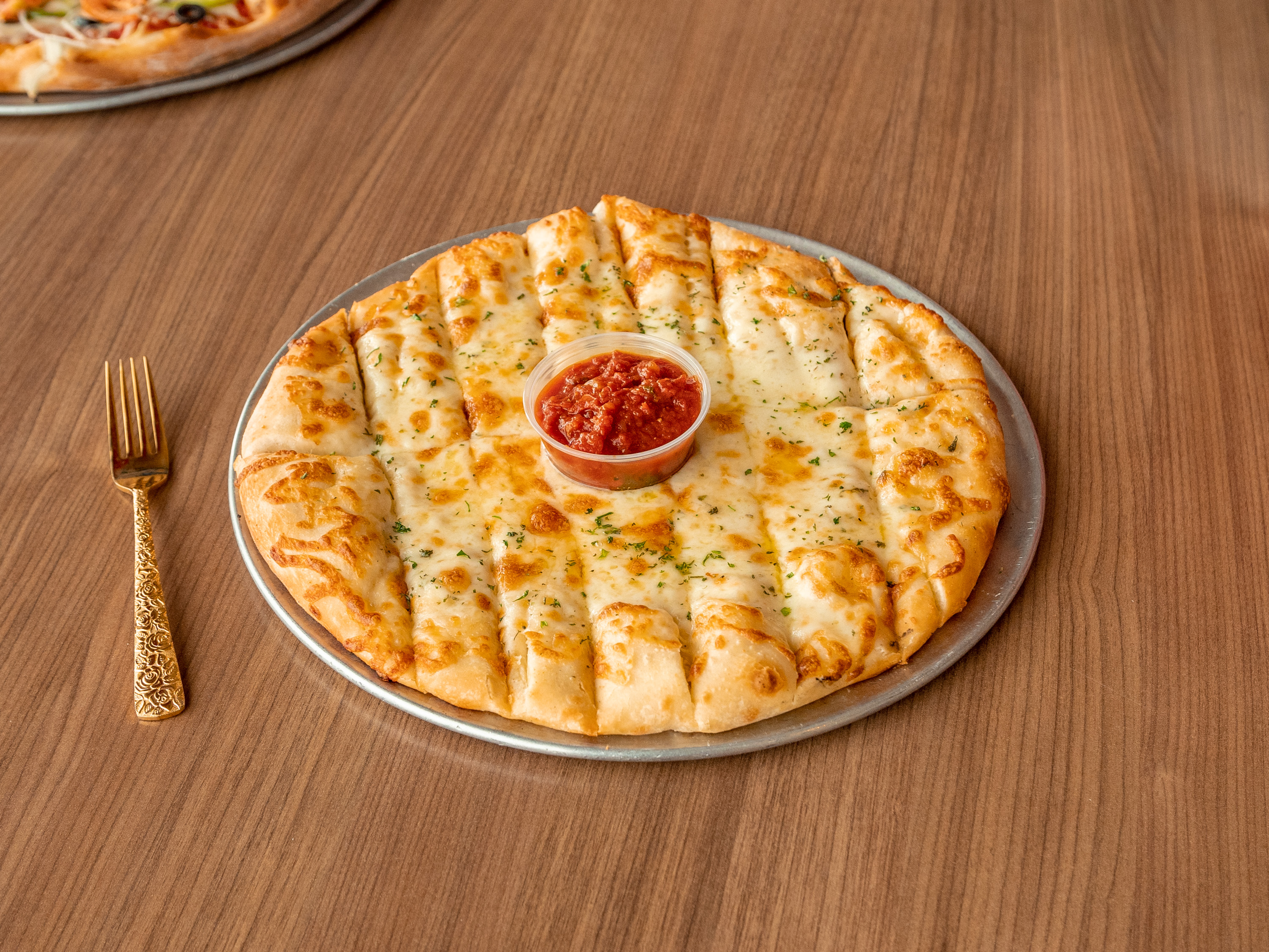 Order Cheesy Bread Sticks food online from Pappy's Pizza store, La Habra on bringmethat.com