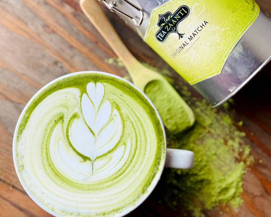 Order Matcha White Hot Chocoalte  food online from Hugo Coffee Shop store, Park City on bringmethat.com