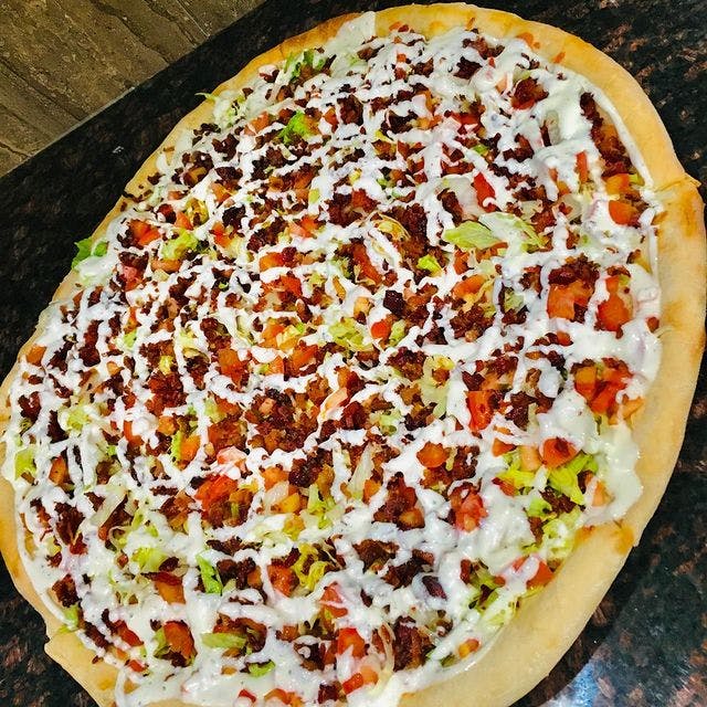 Order BLT Pizza Slice - Slice food online from Cafe Amici store, South Brunswick on bringmethat.com