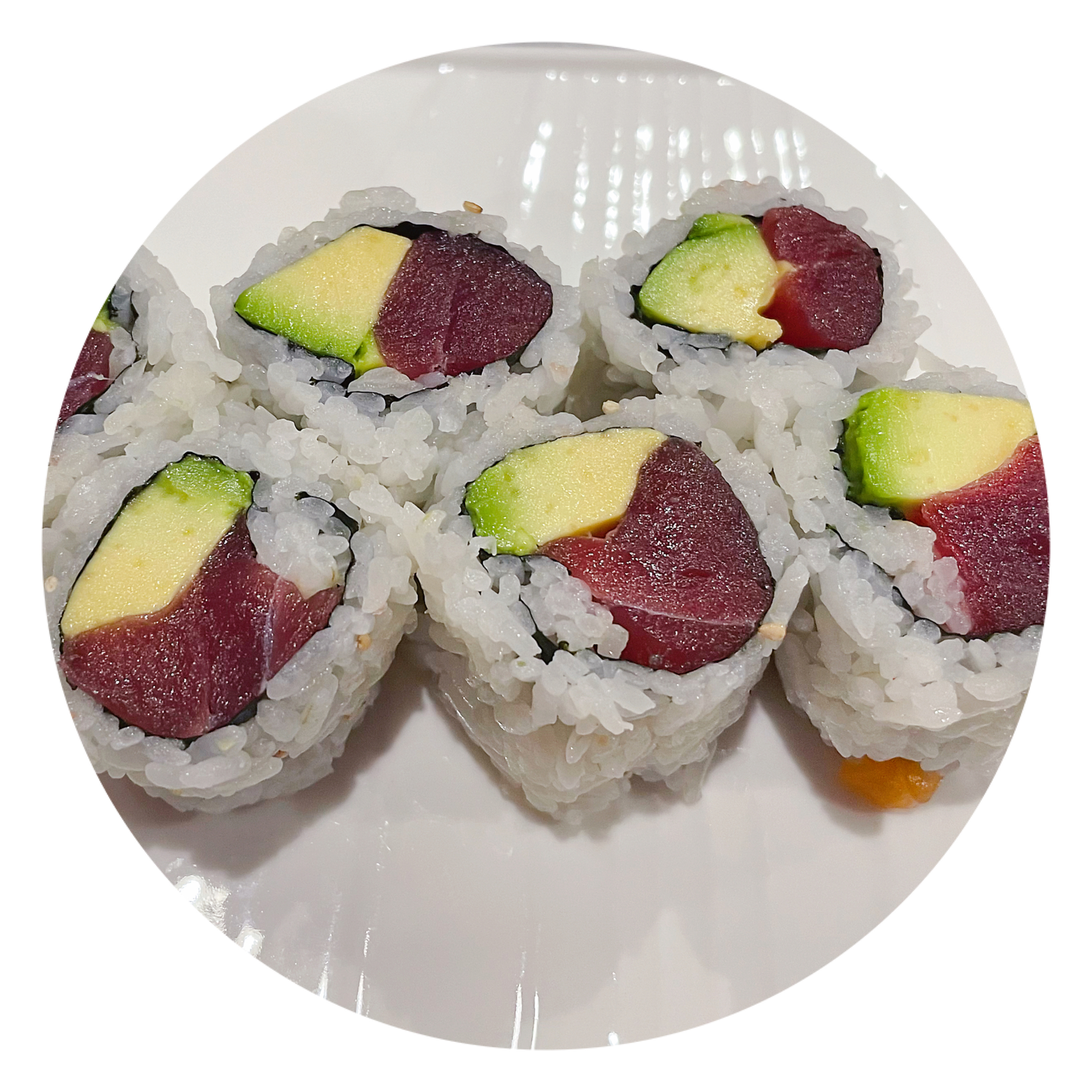 Order Tuna Avo Maki  food online from Irashai Sushi and Teriyaki store, Boston on bringmethat.com