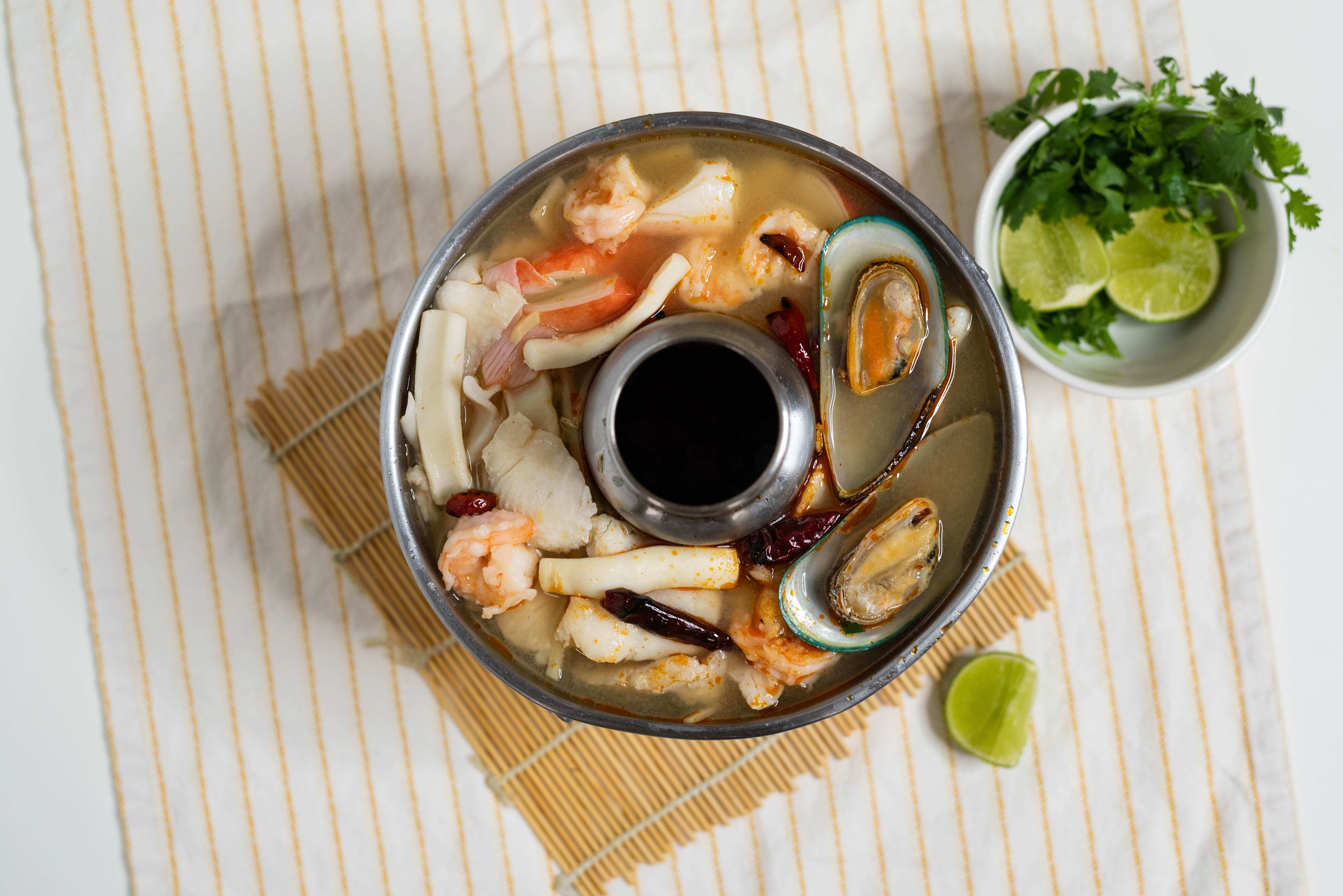 Order Seafood Tom Yum food online from Louie Chinese Cuisine store, Los Angeles on bringmethat.com