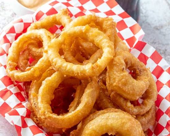 Order Onion Rings (10 pcs) food online from Juicy Crab Seafood And Steak House store, Manheim Township on bringmethat.com