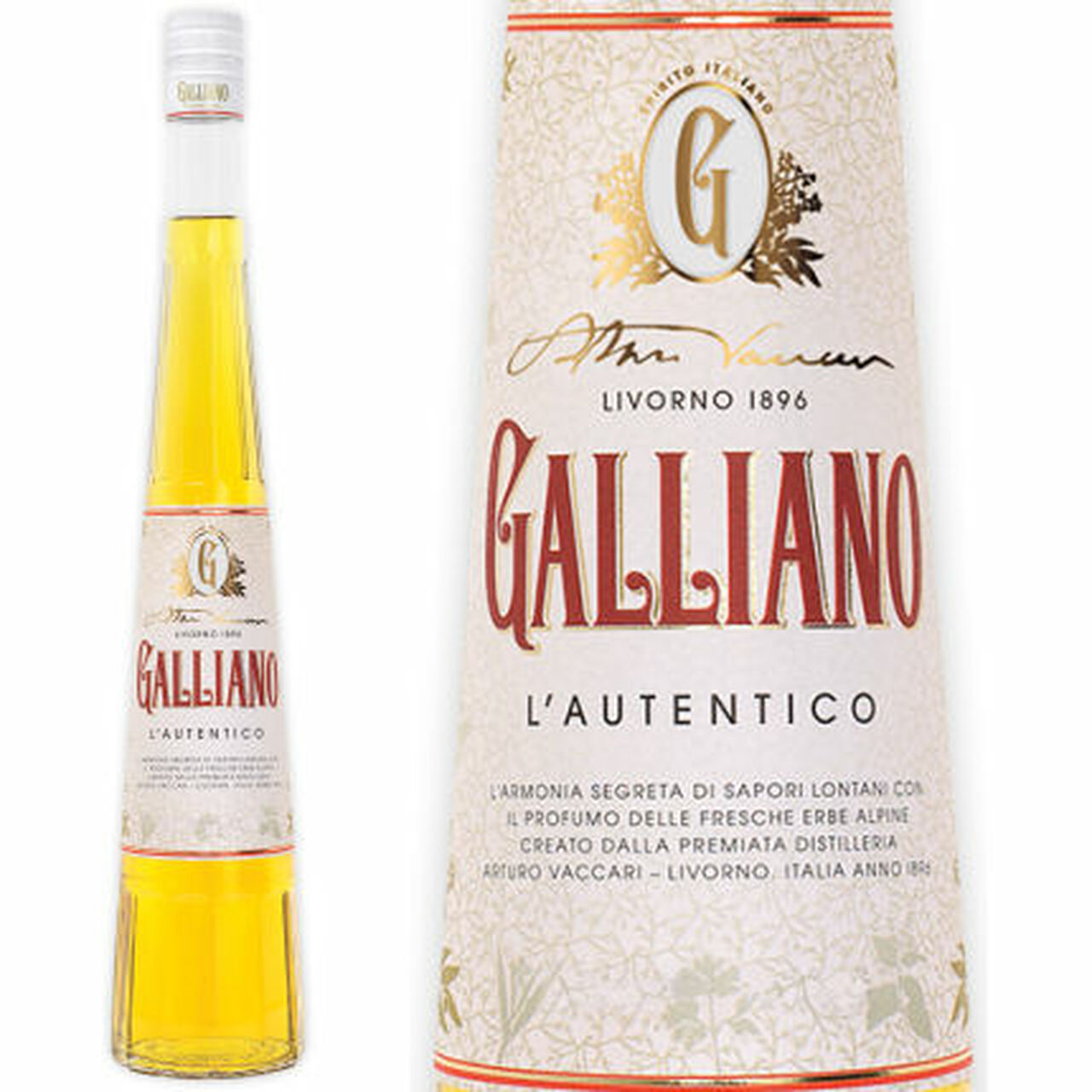 Order Galliano L'Autentico Italian Liqueur 375 ml. food online from Village Wine & Spirits store, Ventura on bringmethat.com