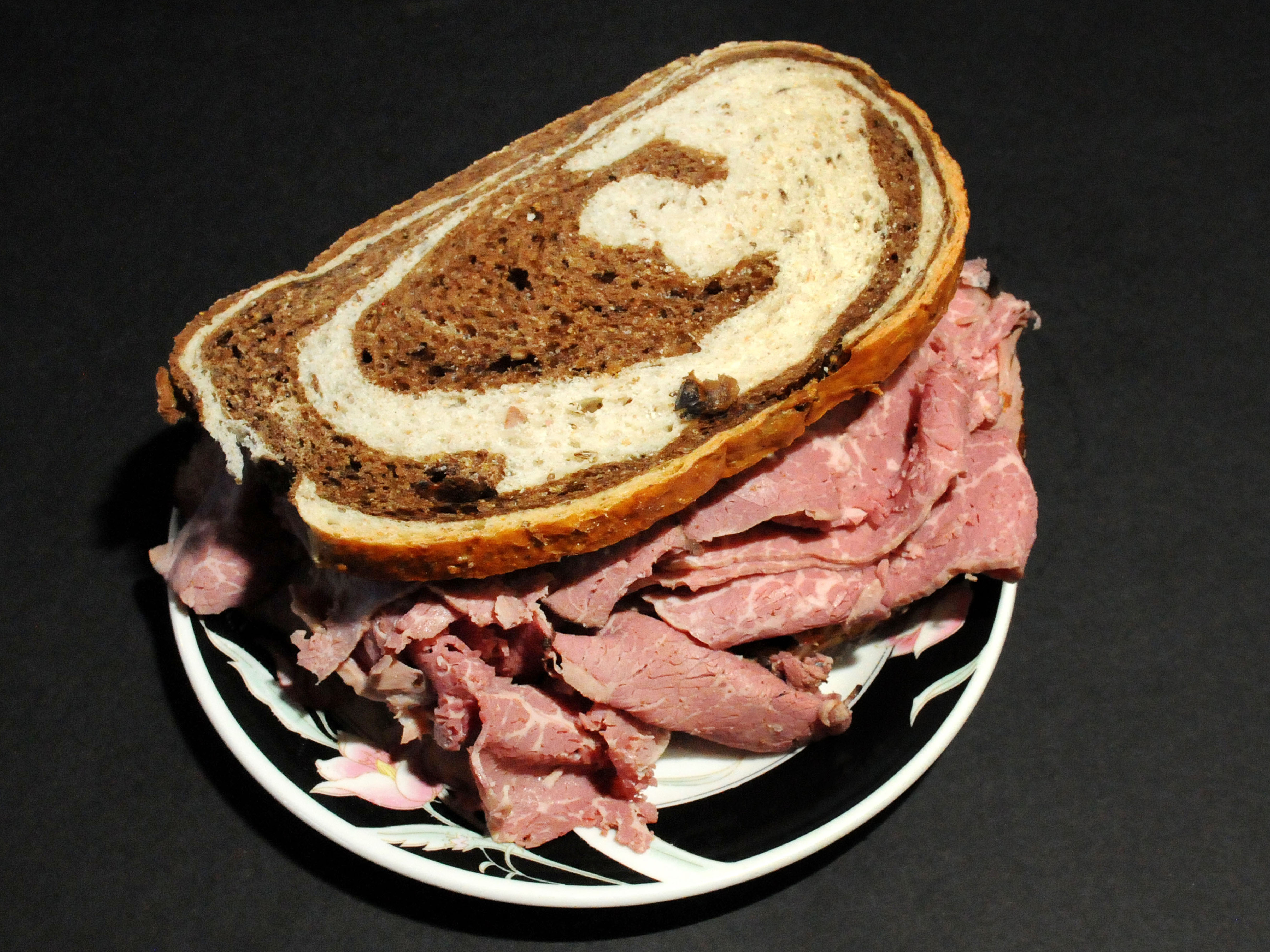 Order Corned Beef Deli Sandwich food online from Maccabees Kosher Deli store, Des Moines on bringmethat.com