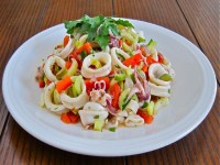 Order Calamari Salad food online from Bella Notte Italian Restaurant & Pizza store, Little Falls on bringmethat.com