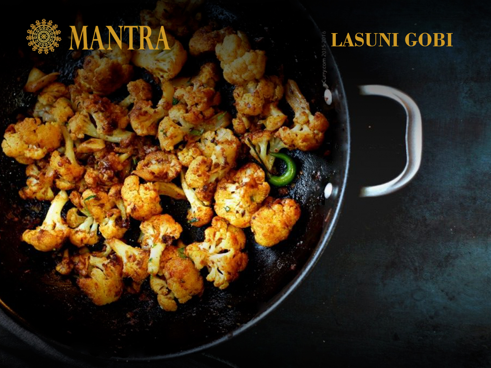 Order Lasuni Gobi food online from Mantra Authentic Indian Restaurant store, Jersey City on bringmethat.com