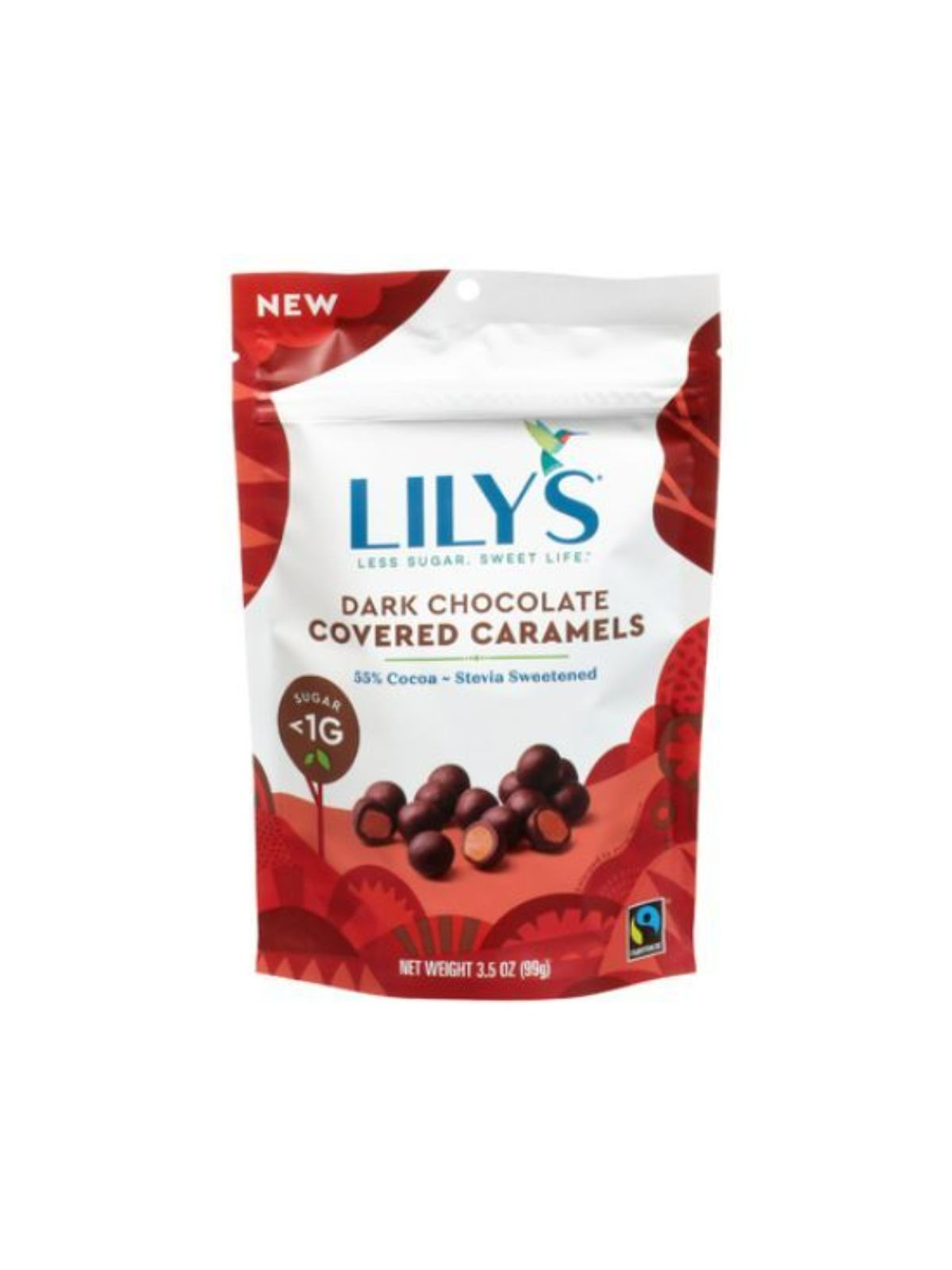 Order Lily's Dark Chocolate Covered Caramels (3.5 oz) food online from Stock-Up Mart store, Minneapolis on bringmethat.com