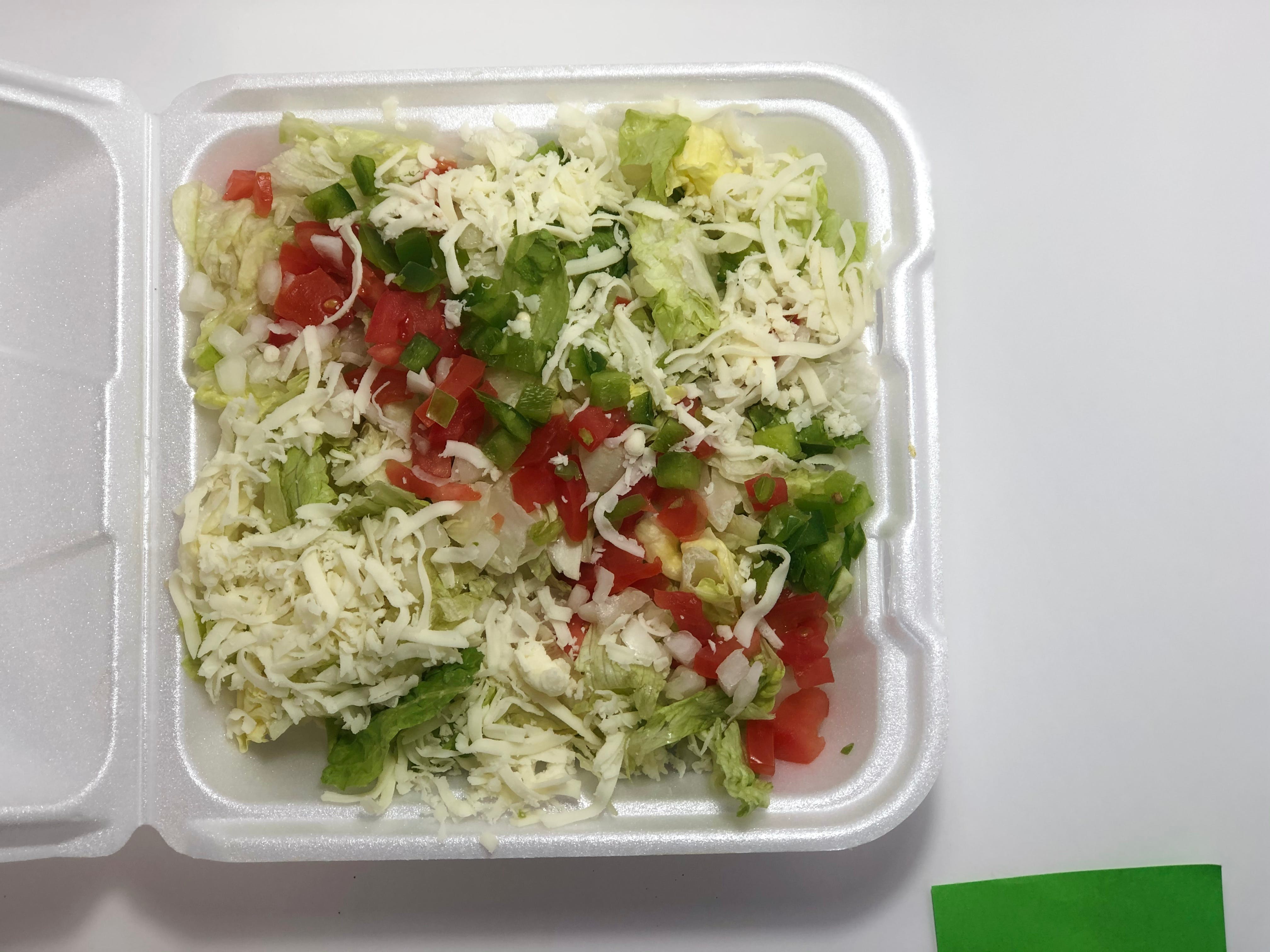 Order Garden Salad - Salad food online from Lombardo Pizza store, Wyoming on bringmethat.com