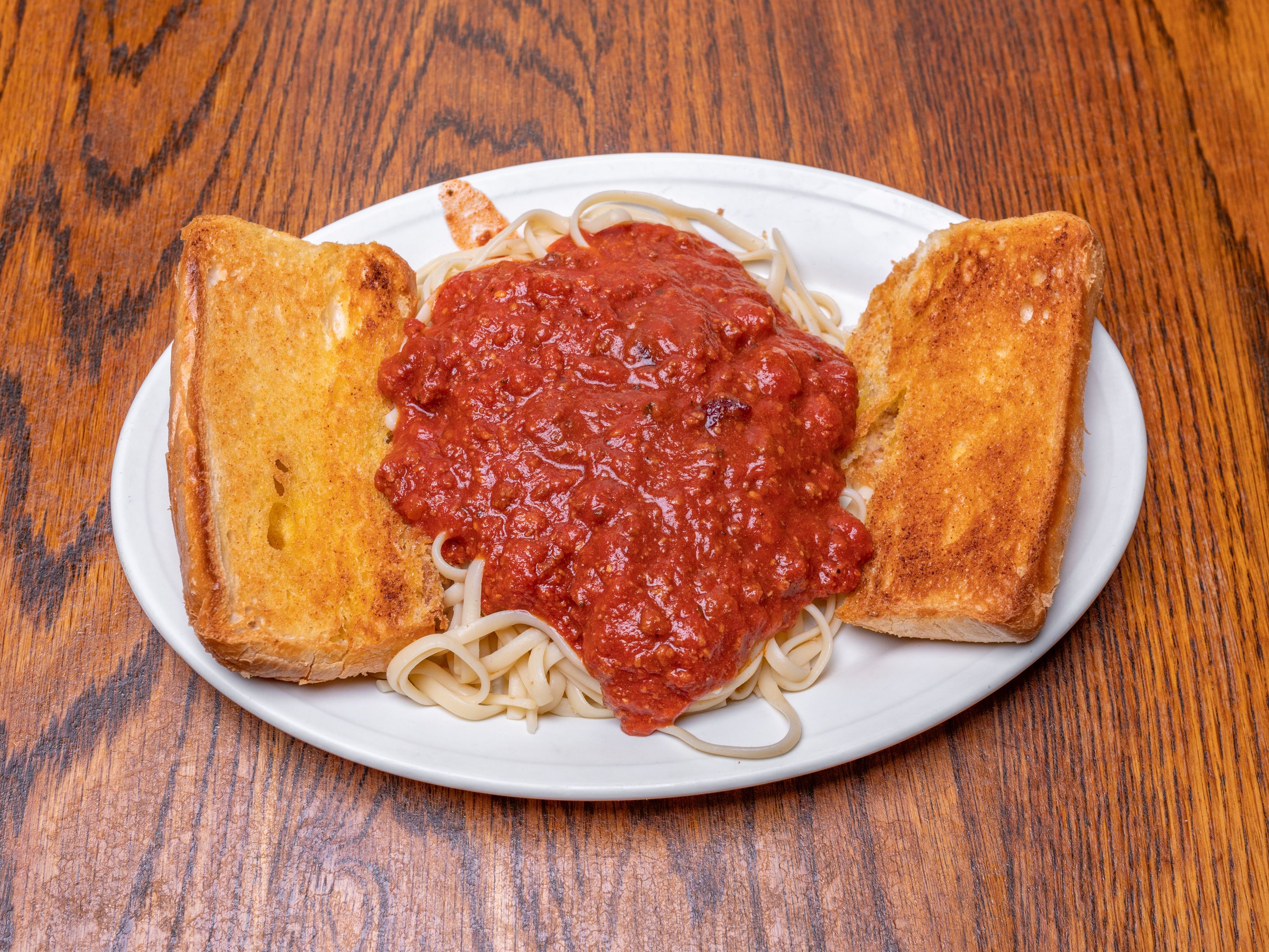 Order Spaghetti Platter food online from Barnaby's store, Arlington Heights on bringmethat.com