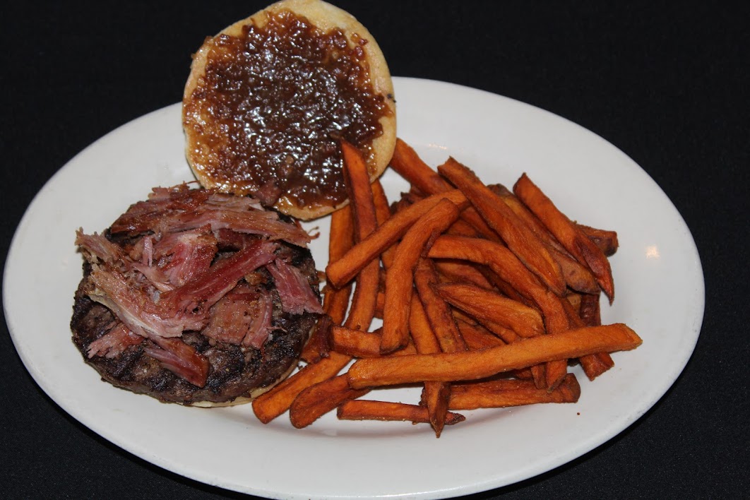 Order Bacon Jam Burger food online from Tanner's Bar & Grill store, Omaha on bringmethat.com