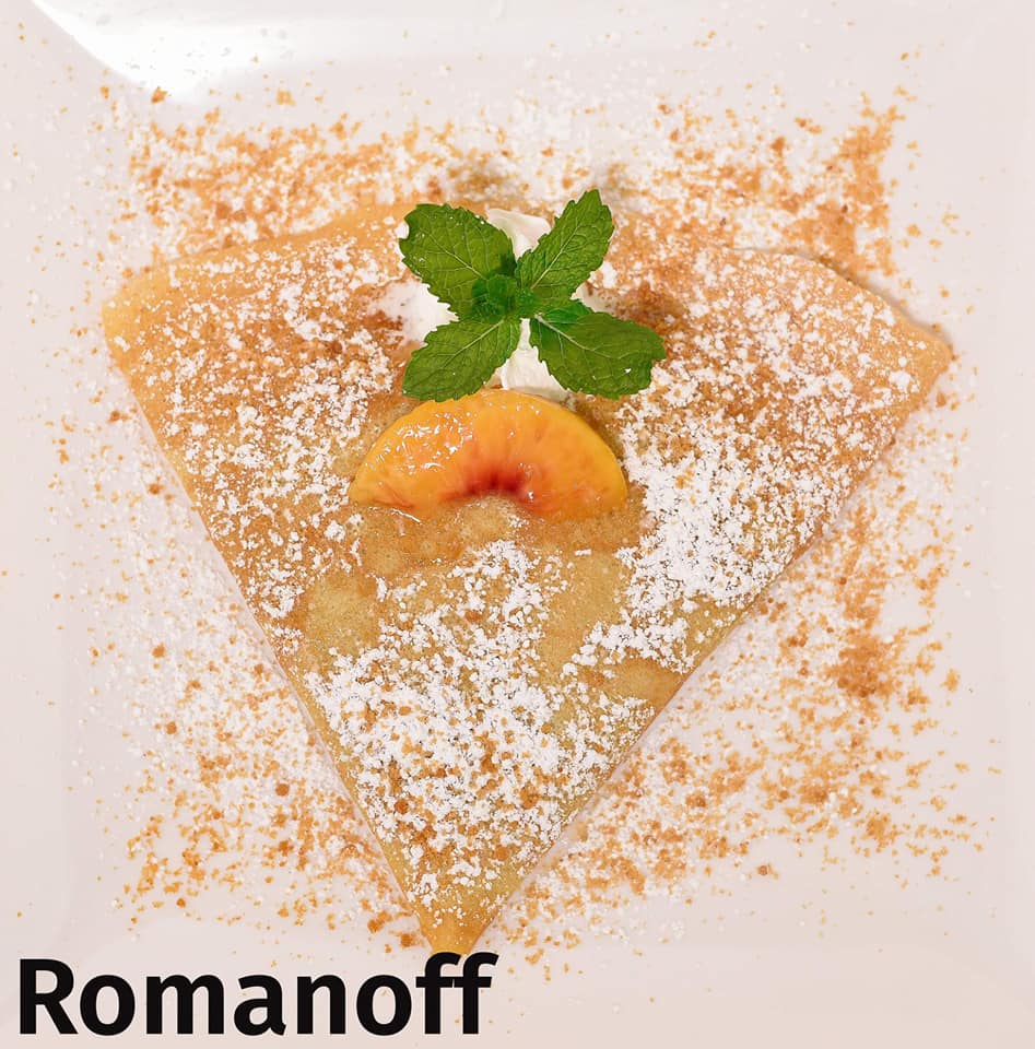 Order Romanoff Crepe food online from Le Petit Paris store, League City on bringmethat.com