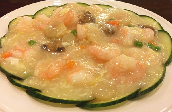 Order Shrimp in Lobster Sauce food online from Red Lantern Chinese Cuisine store, Glendora on bringmethat.com