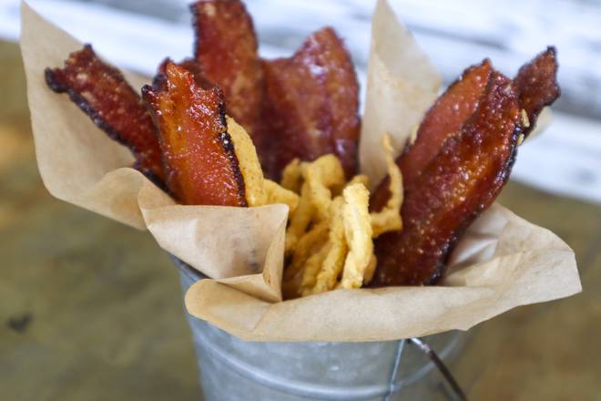 Order Candied Bacon food online from Hoffbrau Steak & Grill House store, Amarillo on bringmethat.com