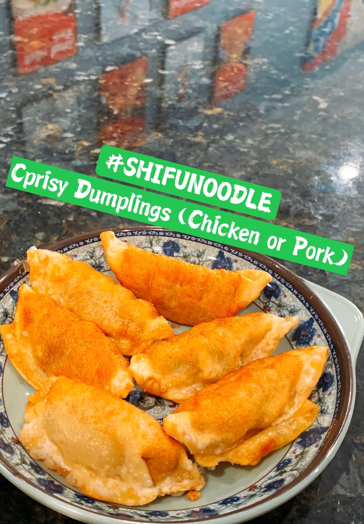 Order Crispy Chicken Dumplings[6] 鸡肉饺 food online from Shifu Noodle store, San Antonio on bringmethat.com