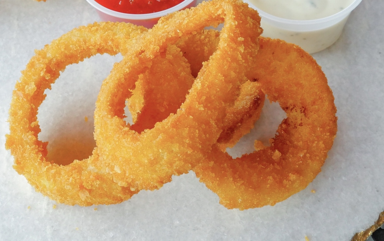 Order Breaded Onion Rings food online from Ove Pizzeria store, Studio City on bringmethat.com