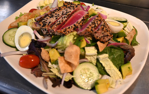 Order Asian Tuna Salad food online from Slap-Shotz Gastropub store, Raynham on bringmethat.com