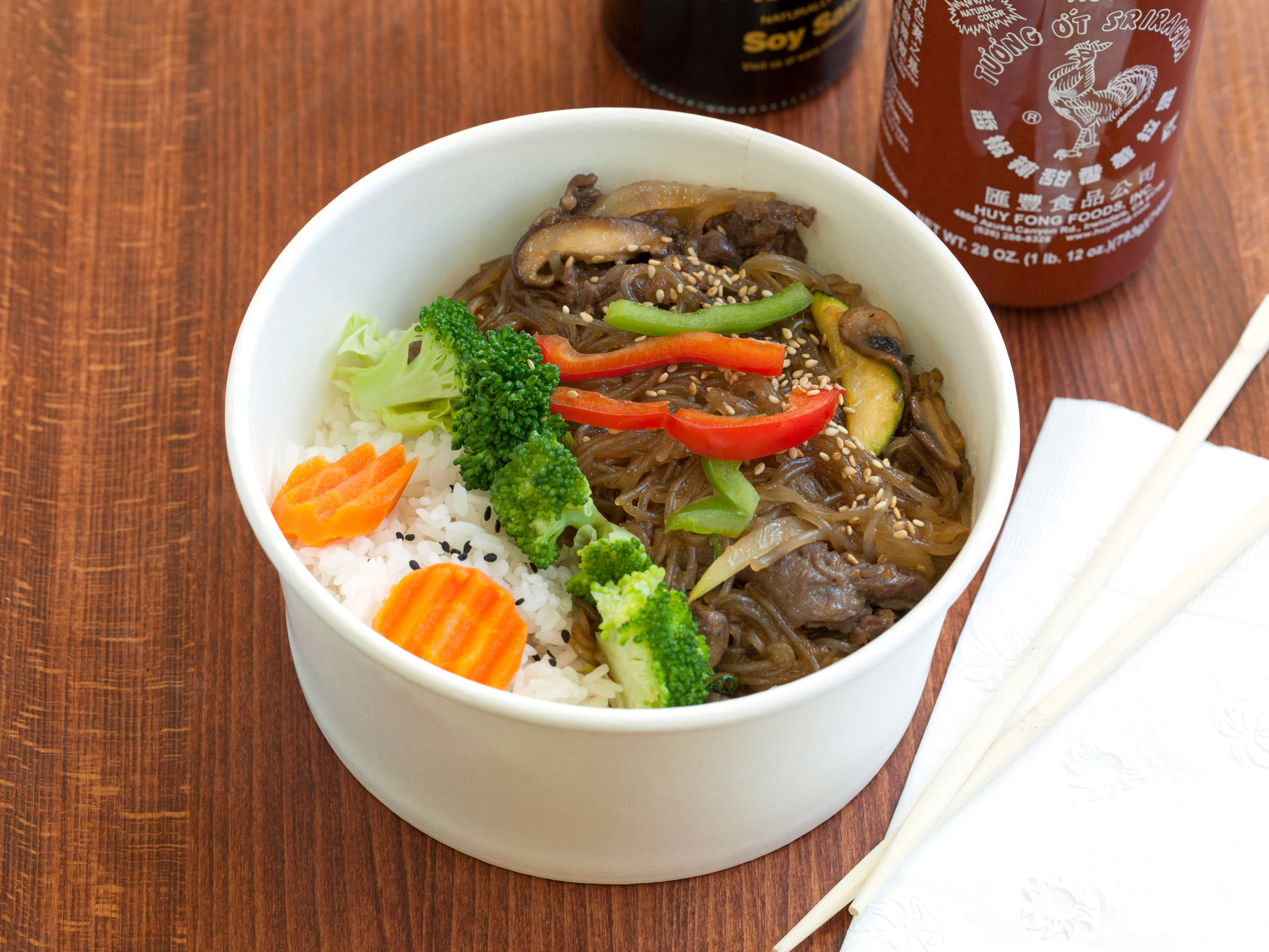 Order 1.Japchae Bowl food online from Emily Grill store, Culver City on bringmethat.com