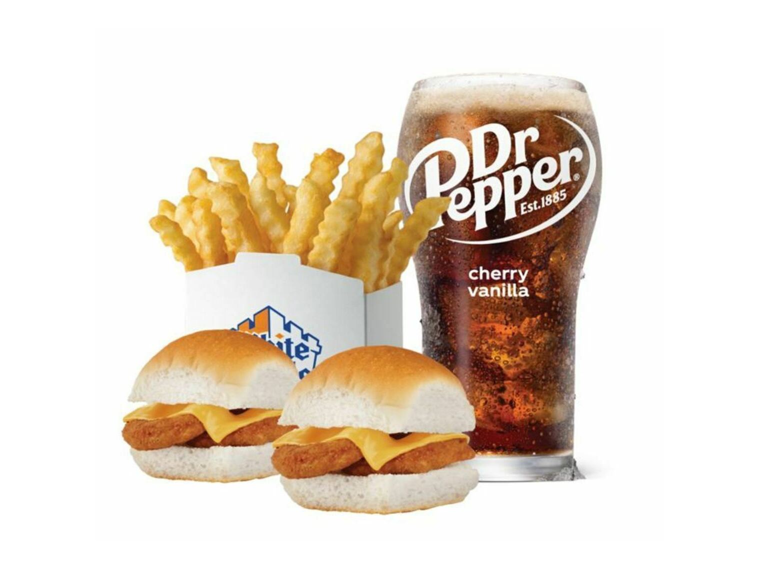 Order CHICKEN RING SLIDER MEAL CAL 730-1120 food online from White Castle store, Mineapolis on bringmethat.com