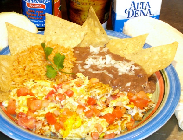 Order Huevos a la Mexicana food online from Tacos & Co. store, Irvine on bringmethat.com