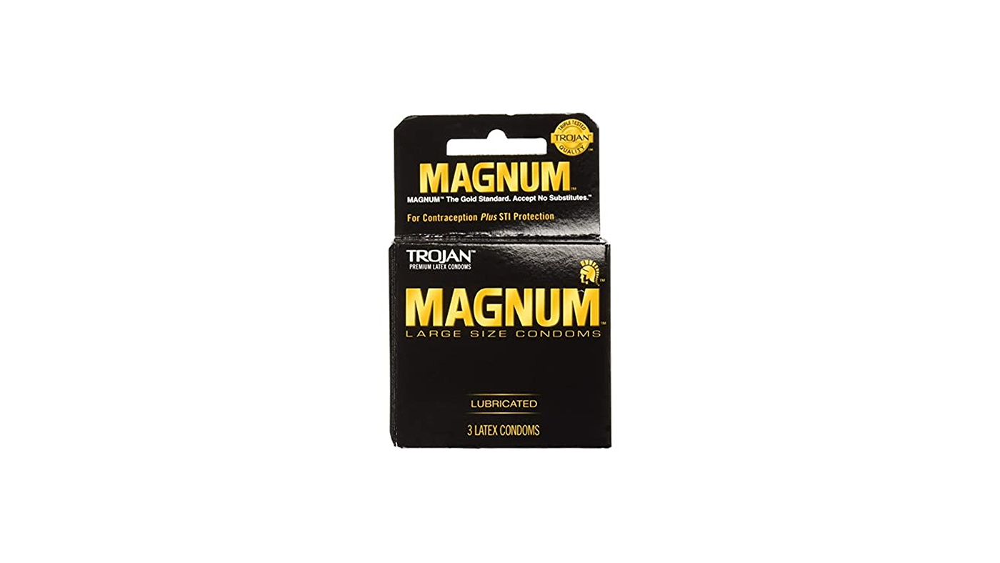 Order Condoms, Trojan Magnum 3 Pack food online from Chevron Extramile store, San Jose on bringmethat.com