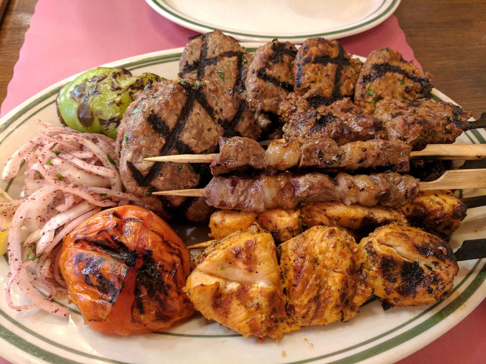 Order Mix Plate Family Size for 3 People food online from Mr. Kebap store, Fountain Valley on bringmethat.com