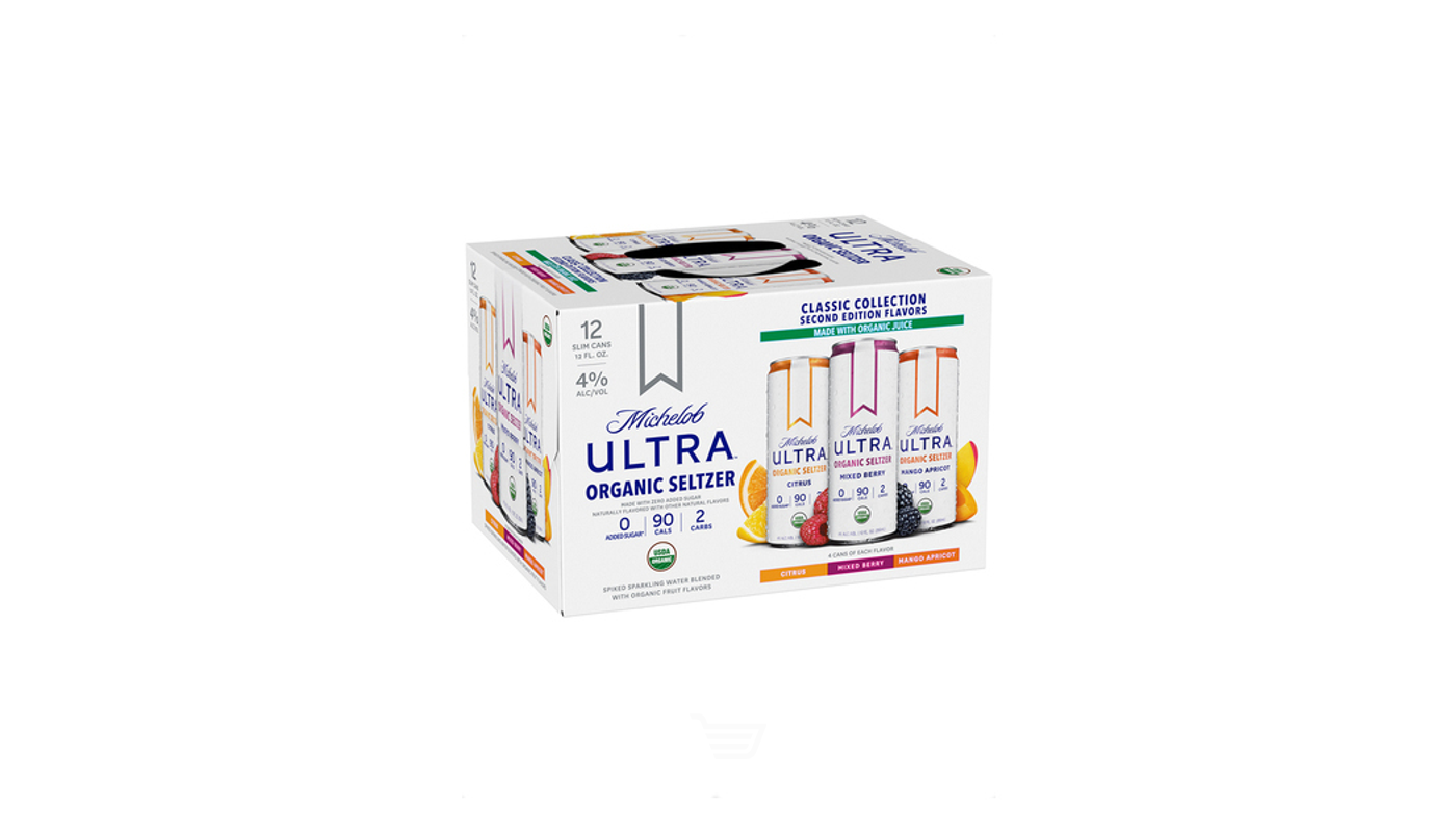 Order Michelob Ultra Organic Seltzer Classic Collection 2nd Edition Variety Pack 12x 12oz Cans food online from Plaza Market store, Baldwin Park on bringmethat.com