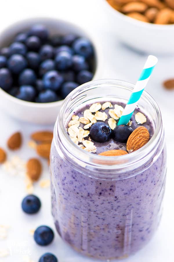 Order ANTI- AGING BLUEBERRY SMOOTHIE food online from Wow Poke & Juice store, Lawrenceville on bringmethat.com