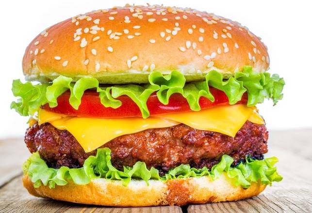 Order Cheese Burger food online from Halal Bites store, Johnson City on bringmethat.com
